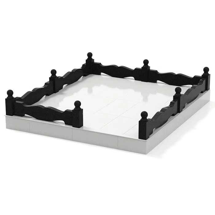 Гранитная ограда (17)